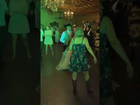 Bride and Groom Dancing