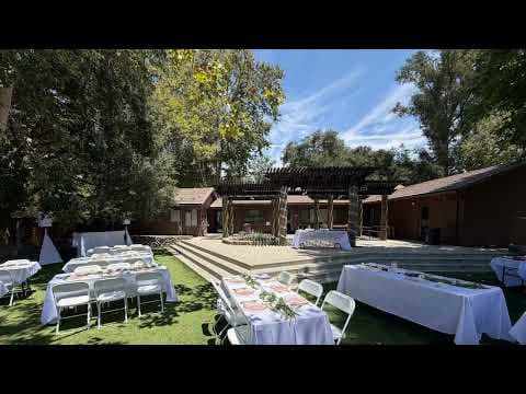 Santiageo Oaks Regional Park - Wedding Venue All White