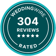 WeddingWire Rated — 250+ Reviews
