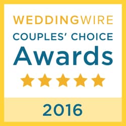 WeddingWire Couples' Choice Award Winner 2016